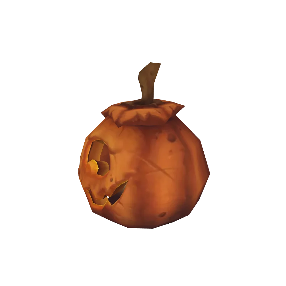 Candlelit Ogre Jack-o'-Lantern