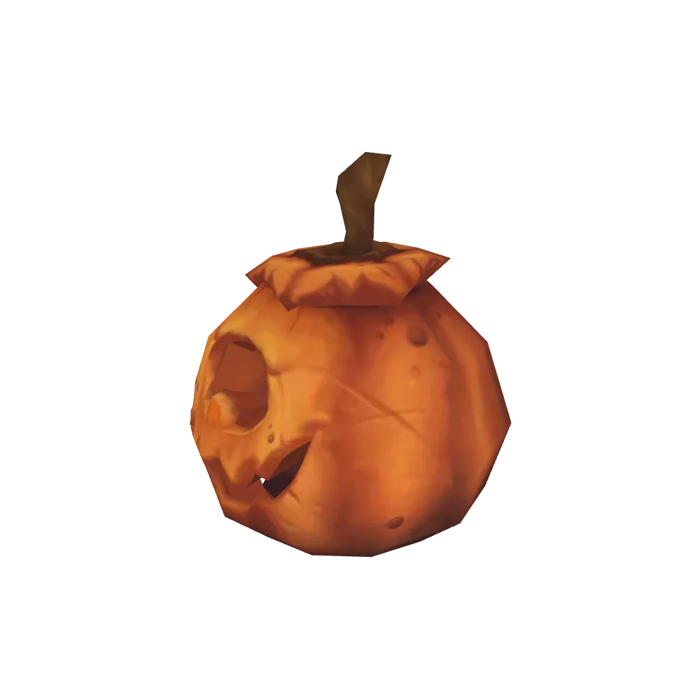 Unlit Ogre Jack-o'-Lantern
