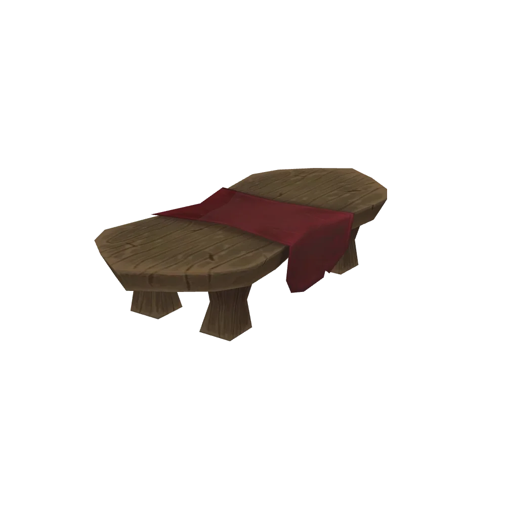 Nomad's Wooden Table