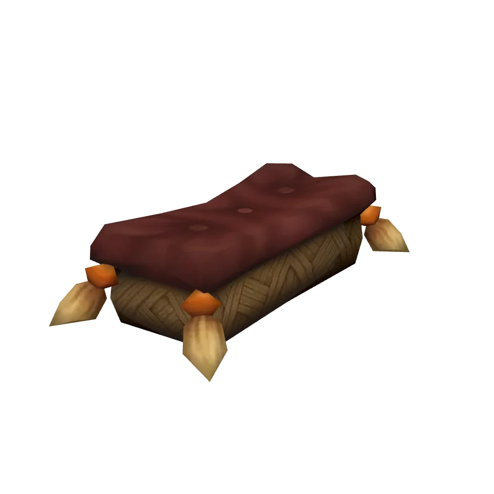 Long Red Vulpera Cushion