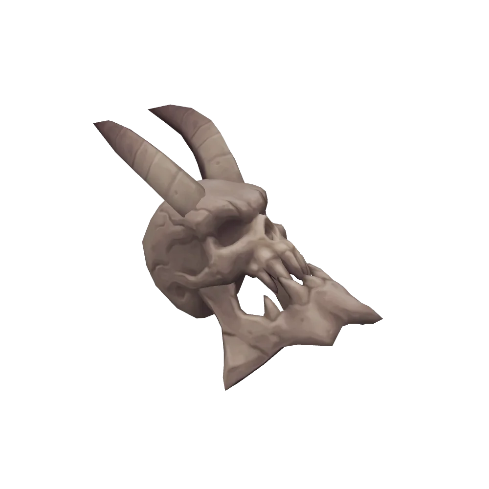 Maldraxxi Horned Beast Skull