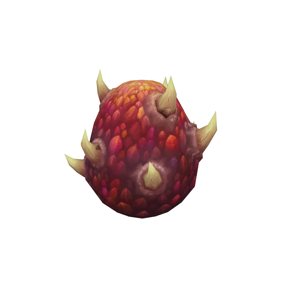 Decorative Red Dragon Egg