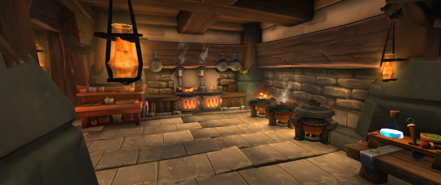 The fires roar all day and night, cooking for the lord of the manor and his hungry guests