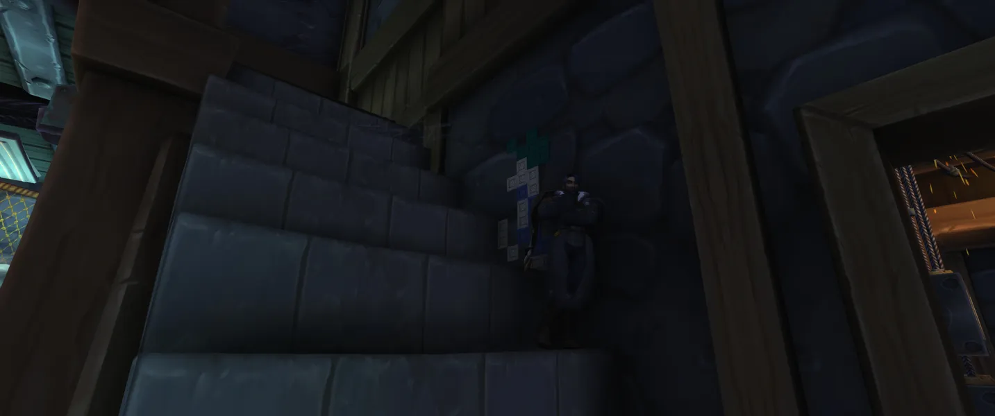 My guide waits for me... Is that a Lemming graffiti?