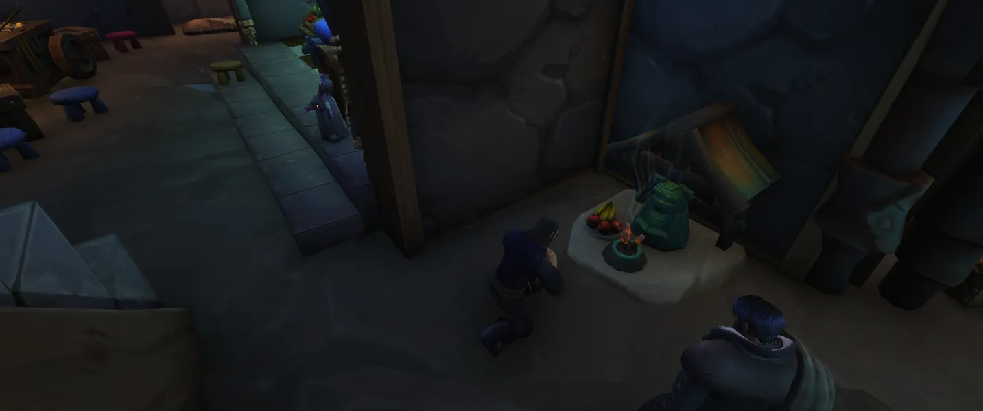 Inspecting the shrine