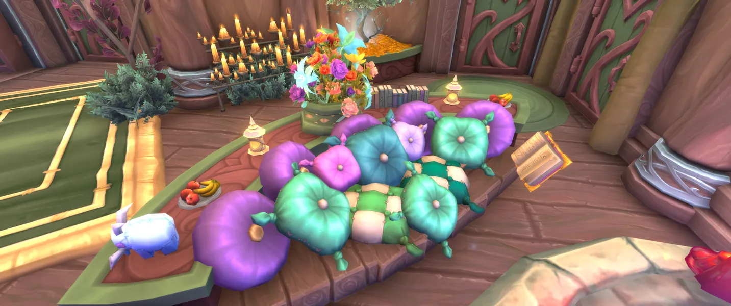 A very cozy sofa