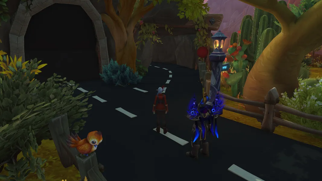 Car tunnel entrance