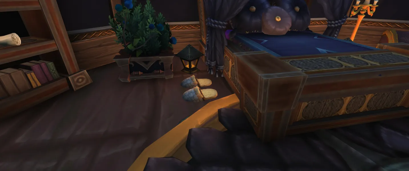 Slippers! Look at them!